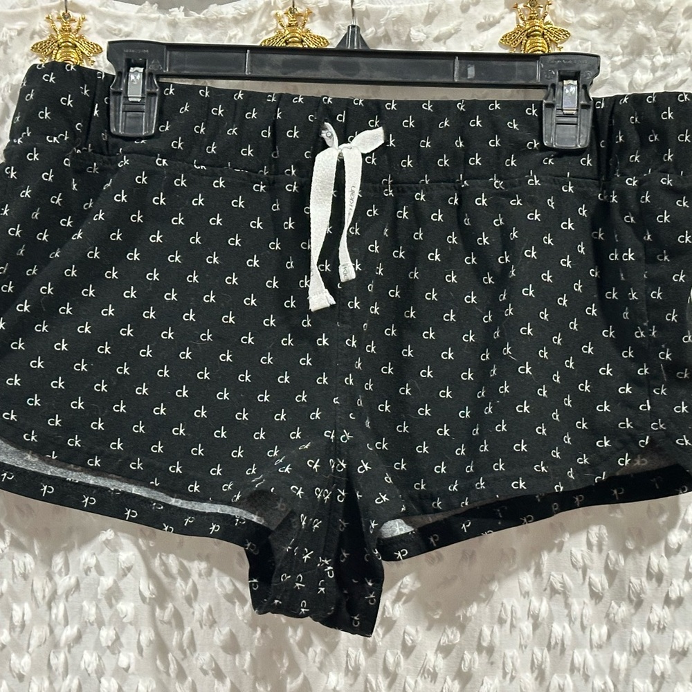 Calvin Klein Women's Black Logo Shorts